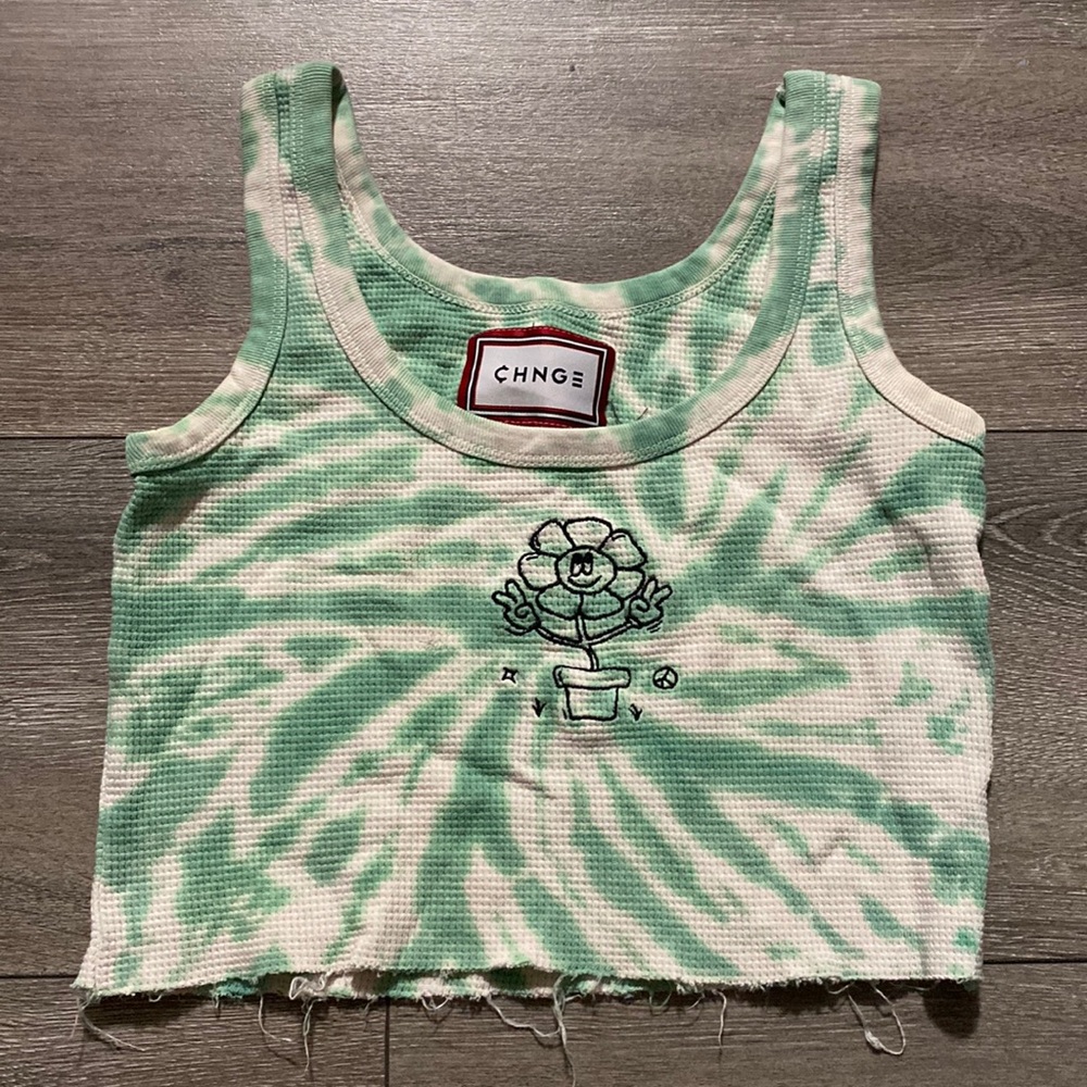 CHNGE organic cotton cropped tank